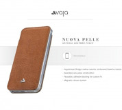 Vaja Nuova Pelle Bridge Argentina Leather Case - уникален кожен калъф (естествена кожа - ръчна изработка) за iPhone 5, iPhone 5S, iPhone SE (светлокафяв) 1