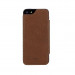 Vaja Nuova Pelle Bridge Argentina Leather Case - уникален кожен калъф (естествена кожа - ръчна изработка) за iPhone 5, iPhone 5S, iPhone SE (светлокафяв) 3