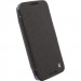 Krusell Malmö Flip Cover - кожен калъф, тип портфейл и поставка за Motorola Google Nexus 6 (черен) 1