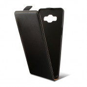 Leather Flip Case - вертикален кожен калъф за Samsung Galaxy A5 (черен)