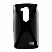 X-Line Cover Case - силиконов калъф за LG L Fino (черен)
