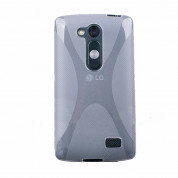 X-Line Cover Case - силиконов калъф за LG L Fino (прозрачен)