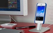 TwelveSouth HiRise Deluxe - алуминиева повдигаща поставка с Lightning и microUSB кабели за iPhone, iPad и устройства с microUSB (сребрист) 3
