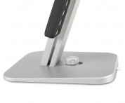 TwelveSouth HiRise Deluxe - алуминиева повдигаща поставка с Lightning и microUSB кабели за iPhone, iPad и устройства с microUSB (сребрист) 1