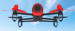Parrot Bebop Drone - уникален дрон с радиус до 300 метра, Fisheye камера 14Mpx за iOS и Android (червен) 6