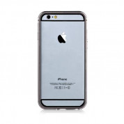 Comma Armor Bumper - хибриден бъмпер (алуминий + TPU) за iPhone 6, iPhone 6S (тъмносив)