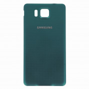 Samsung Battery Cover - оригинален заден капак за Samsung Galaxy Alpha (син)