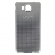 Samsung Battery Cover - оригинален заден капак за Samsung Galaxy Alpha (хром)