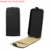 Leather Pocket Flip Case - вертикален кожен калъф с джоб за Alcatel OneTouch Idol 6030 (черен) 1