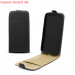 Leather Pocket Flip Case - вертикален кожен калъф с джоб за Huawei Ascend G6 (черен) 1