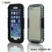 TIPX Waterproof Case - водо-, прахо- и удароустойчив кейс за iPhone 6 Plus, iPhone 6S Plus (черен)