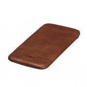 SENA Heritage UltraSlim Pouch - handmade, genuine leather case for iPhone 6, iPhone 6S (cognac)