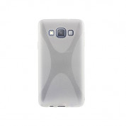 X-Line Cover Case - силиконов (TPU) калъф за Samsung Galaxy A3 (прозрачен)