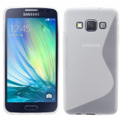 S-Line Cover Case - силиконов (TPU) калъф за Samsung Galaxy A3 (прозрачен)