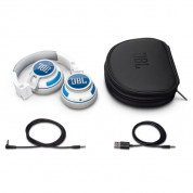 JBL Synchros S400 Over-Ear - безжични слушалки с блутут и микрофон за iPhone, iPod, iPad и мобилни устройства (бели) 8