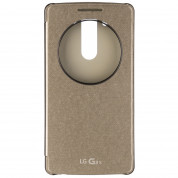 LG Quick Circle Case CCF-490G - оригинален калъф с отвор за LG G3s (златист)