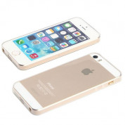 Ultra-Slim Case - тънък силиконов (TPU) калъф (0.3 mm) за iPhone 5, iPhone 5S, iPhone SE (прозрачен) 2