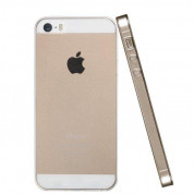 Ultra-Slim Case - тънък силиконов (TPU) калъф (0.3 mm) за iPhone 5, iPhone 5S, iPhone SE (прозрачен)