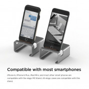 Elago M3 Stand - поставка от алуминий и дърво за iPhone и iPad mini (тъмносива) 3