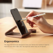 Elago W2 Stand - дървена поставка за iPhone, iPad mini, Galaxy Tab, Galaxy смартфони и други мобилни устройства 3