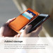 Elago S6 Leather Wallet Case - луксозен кожен кейс от естествена кожа + HD покритие за iPhone 6, iPhone 6S (кафяв) 5