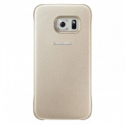Samsung Protective Cover EF-YG920BFEGWW - оригинален кожен кейс за Samsung Galaxy S6 (златист)