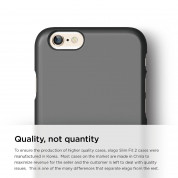 Elago S6P Slim Fit 2 Case + HD Clear Film - качествен кейс и HD покритие за iPhone 6 Plus, iPhone 6S Plus (сив) 4