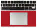 TwelveSouth SurfacePad - кожено защитно покритие за частта под дланите на MacBook Air 11 (модели от 2010 до 2015 година) (червен) 3