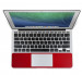 TwelveSouth SurfacePad - кожено защитно покритие за частта под дланите на MacBook Air 13 (модели от 2010 до 2017 година) (червен) 2