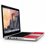 TwelveSouth SurfacePad - кожено защитно покритие за частта под дланите на MacBook Pro 15, Retina 15 (червен)