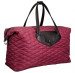 Knomo Huntley Weekender Bag - луксозна кожена чанта за мобилни устройства (червен-черен) 2