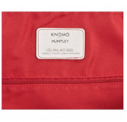 Knomo Huntley Weekender Bag - луксозна кожена чанта за мобилни устройства (червен-черен) 6