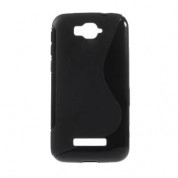 S-Line Cover Case - силиконов (TPU) калъф за Alcatel One Touch Pop C7 OT-7040 (черен)