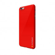SwitchEasy AirMask Instant Mobile Makeover Kit Fireball - тънък термопластичен кейс и покритие за iPhone 6, iPhone 6S (червен)