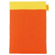 Soft Knitting Wool Skin Cover for Apple iPad (orange)