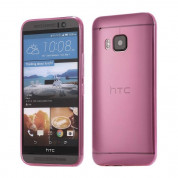 Ultra-Slim Case - тънък силиконов (TPU) калъф (0.3 mm) за HTC One 3 M9 (розов)