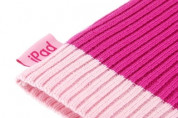 Soft Knitting Wool Skin Cover for Apple iPad (pink) 4