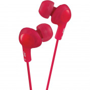 JVC HAFR6 Gumy Plus High Quality Headphones - слушалки с микрофон за смартфони и мобилни устройства (червен)