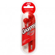 JVC HAF160 Gumy Bass Boost Stereo Headphones - слушалки за смартфони и мобилни устройства (червен) 1