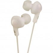 JVC HAFX5BE Gumy Plus Noise Isolating Headphones - шумоизолиращи слушалки за смартфони и мобилни устройства (бял)