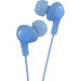 JVC HAFX5BE Gumy Plus Noise Isolating Headphones - шумоизолиращи слушалки за смартфони и мобилни устройства (син) 1