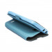 Wallet Flip Case - кожен калъф, тип портфейл и поставка за LG G4 (син) 3