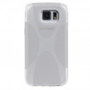 X-Line Cover Case - силиконов (TPU) калъф за Samsung Galaxy S6 (сив)