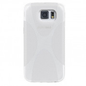 X-Line Cover Case - силиконов (TPU) калъф за Samsung Galaxy S6 (прозрачен)