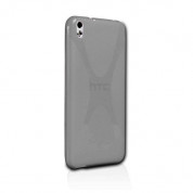 X-Line Cover Case - силиконов (TPU) калъф за HTC Desire 816 (сив)