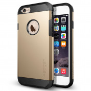 Spigen Tough Armor Case - хибриден кейс с най-висока степен на защита за iPhone 6, iPhone 6S (златист)