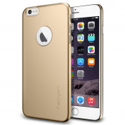 Spigen Thin Fit Case A - качествен кейс за iPhone 6 Plus, iPhone 6S Plus (златист)