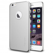 Spigen Thin Fit Case A - качествен кейс за iPhone 6 Plus, iPhone 6S Plus (сребрист)