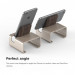 Elago M3 Stand - поставка от алуминий и дърво за iPhone и iPad mini (златиста) 4
