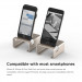 Elago M3 Stand - поставка от алуминий и дърво за iPhone и iPad mini (златиста) 6